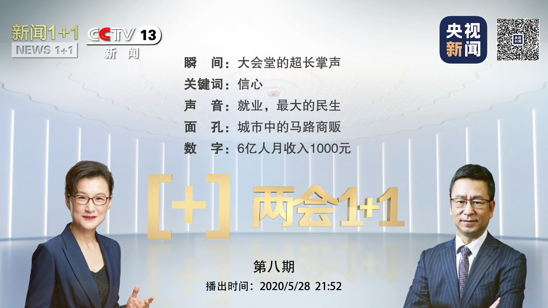 《兩會1+1》| 就業是最大的民生